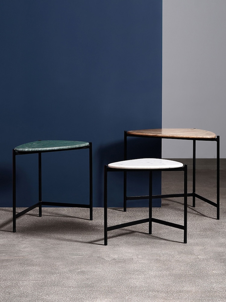 Swoon Black Lapis Side Table - Image 1 of 6