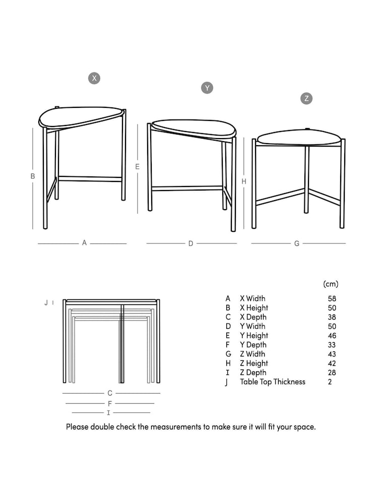 Swoon Black Lapis Side Table - Image 7 of 7 Swoon Black Lapis Side Table - Image 7 of 7