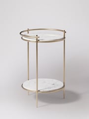 Swoon Brass Cartizze Side Table - Image 6 of 6