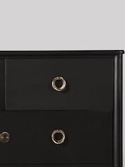 Swoon Black Reyna Mango Wood Five-Drawer Chest Of Drawers - Image 5 of 5