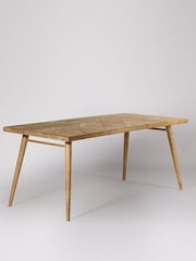 Swoon Light Brown Sibley Mango Wood Eight-Seater Dining Table - Image 2 of 5