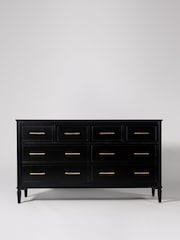 Swoon Black Claudine Mango Wood Eight-Drawer Chest Of Drawers - Image 1 of 7