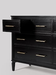 Swoon Black Claudine Mango Wood Eight-Drawer Chest Of Drawers - Image 6 of 7