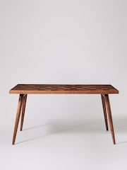 Swoon Mid Brown Terning Mango Wood Six-Seater Dining Table - Image 2 of 6