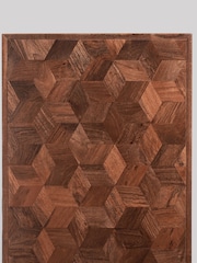 Swoon Mid Brown Terning Mango Wood Six-Seater Dining Table - Image 6 of 6