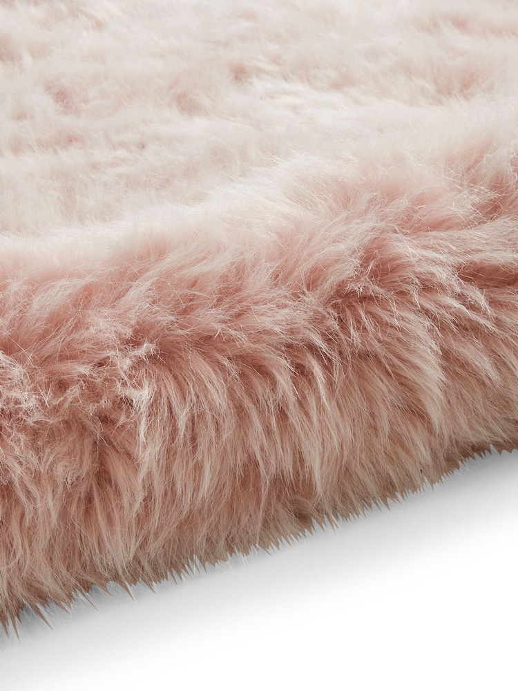 Think Rugs Rose Polar Plush Plain Shaggy Rug - Image 6 of 6