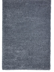 Think Rugs Slate Grey Sierra 9000 Plain Shaggy Rug - Image 2 of 5
