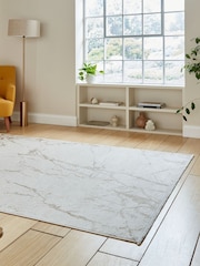 Think Rugs Cream Mirage MR15 Modern Abstract Rug - Image 2 of 6