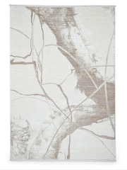 Think Rugs Cream Mirage MR26 Modern Abstract Rug - Image 3 of 6