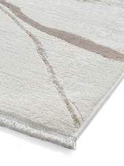 Think Rugs Cream Mirage MR26 Modern Abstract Rug - Image 5 of 6