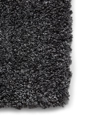Think Rugs Dark Grey Sierra 9000 Plain Shaggy Rug - Image 3 of 5