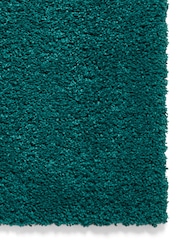 Think Rugs Jewel Green Sierra 9000 Plain Shaggy Rug - Image 4 of 6