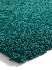 Think Rugs Jewel Green Sierra 9000 Plain Shaggy Rug - Image 5 of 6