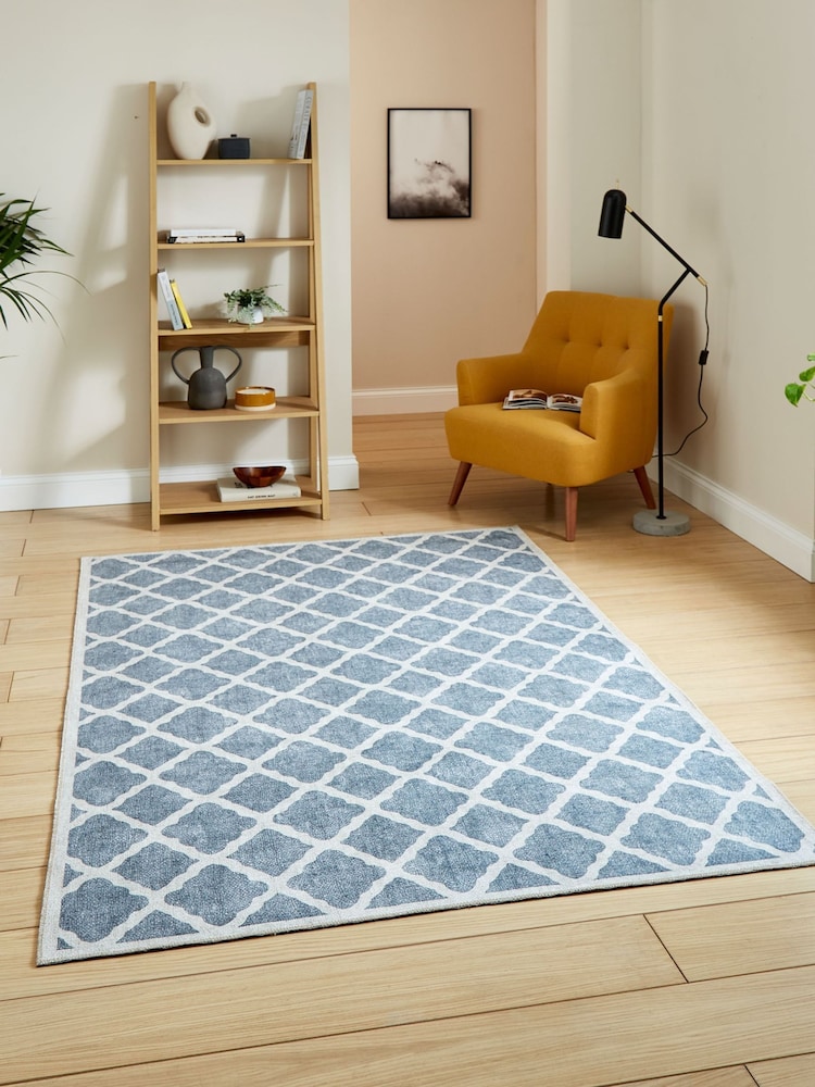 Think Rugs Grey Coral H1063 Modern Rug - Image 1 of 6 Think Rugs Grey Coral H1063 Modern Rug - Image 1 of 6