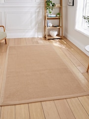 Think Rugs Portland Jute Border Rug - תמונה 1 מתוך 6