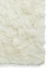 Think Rugs Ivory Polar Plush Plain Shaggy Rug - Image 4 of 6