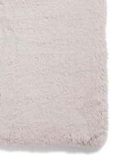 Think Rugs Silver Super Teddy Plain Shaggy Rug - Image 4 of 6