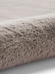 Think Rugs Silver Super Teddy Plain Shaggy Rug - Image 6 of 6
