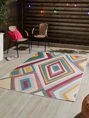 Think Rugs Multi Spectrum E9335 Modern Outdoor Rug - Image 1 of 6