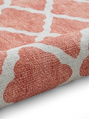 Think Rugs Orange Coral H1063 Modern Rug - Image 6 of 6