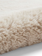 Think Rugs Beige Super Teddy Plain Shaggy Rug - Image 6 of 6