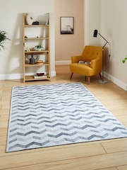 Think Rugs Grey Coral H1059 Modern Geometric Rug - Image 1 of 6