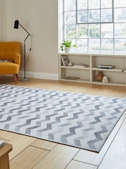 Think Rugs Grey Coral H1059 Modern Geometric Rug - Image 2 of 6