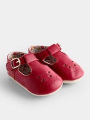 JoJo Maman Bébé Red Pram Shoes - Image 1 of 4