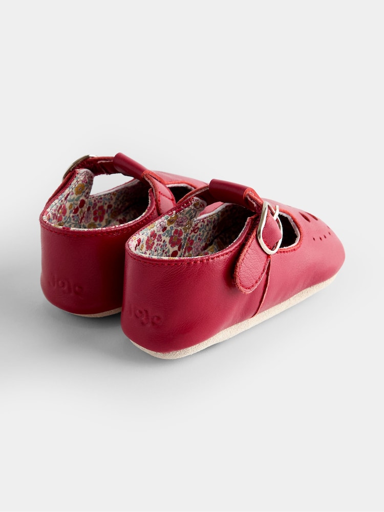 JoJo Maman Bébé Red Pram Shoes - Image 2 of 4 JoJo Maman Bébé Red Pram Shoes - Image 2 of 4