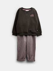 Jojo Maman Bébé 2-Pieces Sweatshirt & Strepen Joggingbroeken Set - Afbeelding 3 van 9
