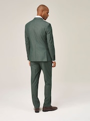 Rayas verdes - Skopes Levins Double Breasted Suit Jacket - Imagen 8 de 10