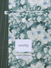 Rayas verdes - Skopes Levins Double Breasted Suit Jacket - Imagen 10 de 10