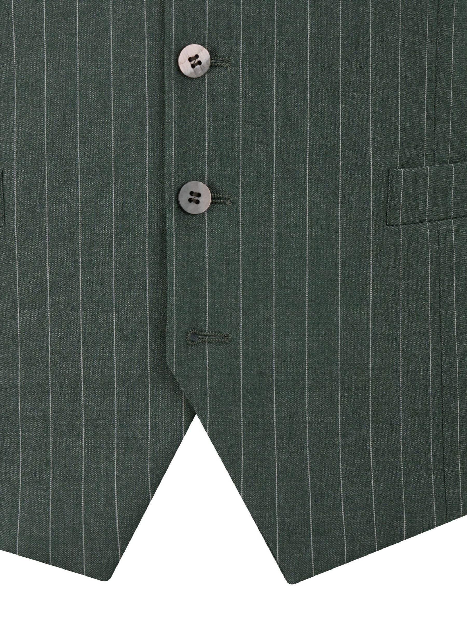 Buy Green - Skopes Stripe Levins Suit Waistcoat from Next Japan