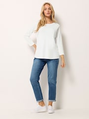 Negro - M&Co 3/4 Camisetas de manga corta con cuello redondo 2 Pack - Imagen 3 de 8