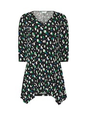 M&Co Black Hanky Hem Top - Image 5 of 5