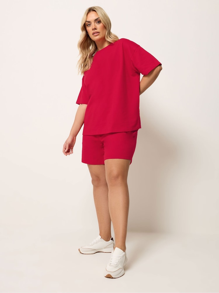 Yours Curve T-Shirt & Sweat Shorts Set 2 Pack - Bild 2 von 5