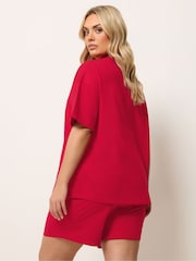 Yours Curve T-Shirt & Sweat Shorts Set 2 Pack - Bild 3 von 5