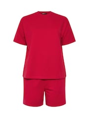 Yours Curve T-Shirt & Sweat Shorts Set 2 Pack - Bild 5 von 5
