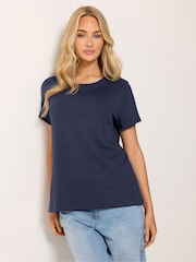 M&Co White Short Sleeve Crew Neck T-Shirts 2 Pack - Image 2 of 8