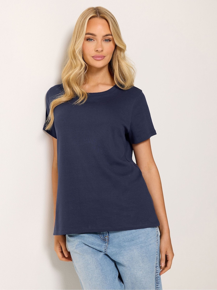 M&Co White Short Sleeve Crew Neck T-Shirts 2 Pack - Image 2 of 8