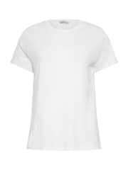 M&Co White Short Sleeve Crew Neck T-Shirts 2 Pack - Image 8 of 8