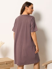 Yours Curve Beary Sleepy Sleeptee Nightdress - Image 3 of 5
