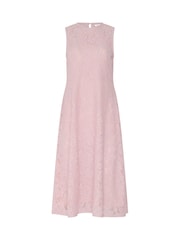 M&Co Pink Lace Lined Skater Dress - Image 5 of 5