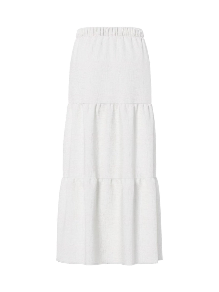 PIECES White High Waist Maxi Skirt - Image 7 of 7 PIECES White High Waist Maxi Skirt - Image 7 of 7