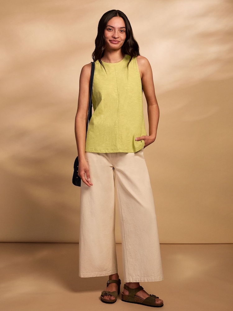 Celtic & Co. Slub Jersey Pleat Back Tank - Bild 1 von 6