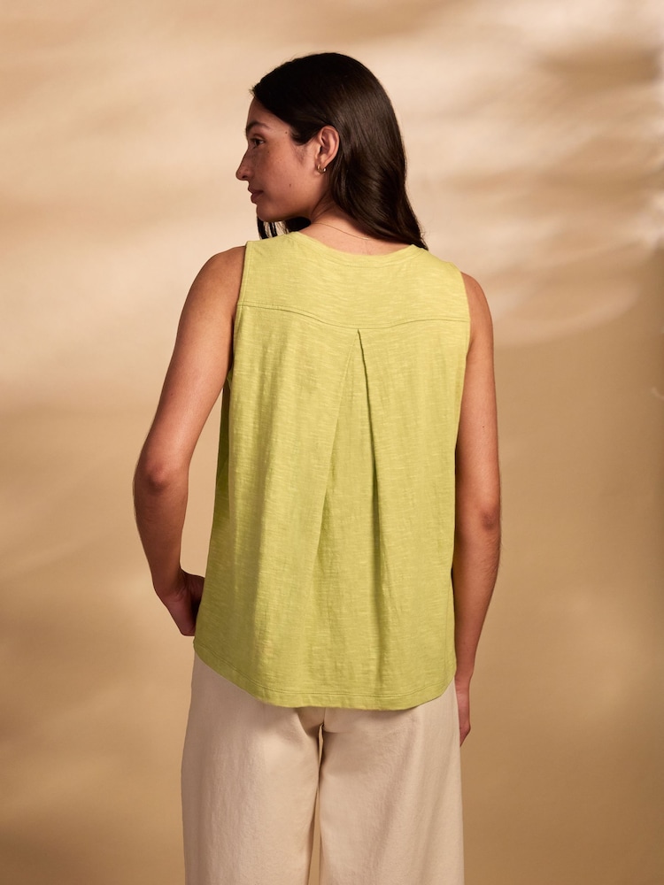 Celtic & Co. Slub Jersey Pleat Back Tank - Bild 2 von 6