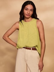 Celtic & Co. Slub Jersey Pleat Back Tank - Bild 3 von 6