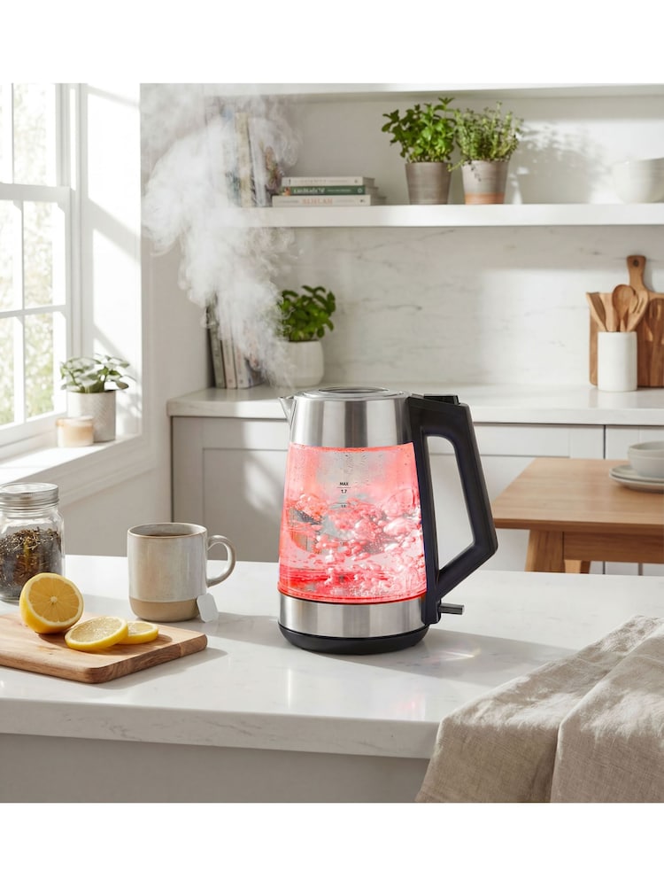 Salter Black Glass Kettle - Image 2 of 5