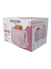Salter Pink Retro 2-Slice Toaster - Image 2 of 12