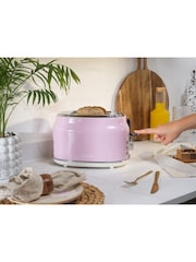 Salter Pink Retro 2-Slice Toaster - Image 3 of 12